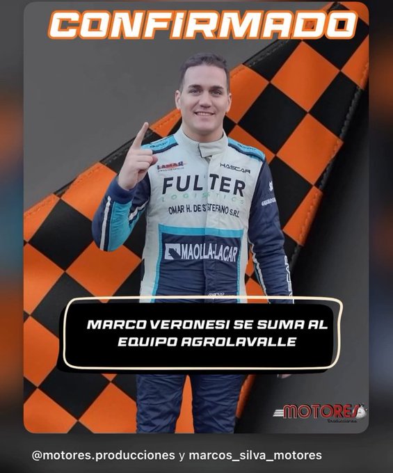 SUPERTURISMO: AGROLAVALLE INCORPORA A VERONESI